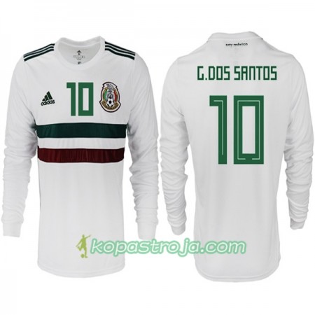 Billiga Fotbollströjor Mexiko G. DOS SANTOS 10 VM 2018 Borta tröja Långärmad